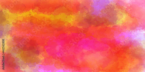 Abstract colorful  watercolor paint texture background.