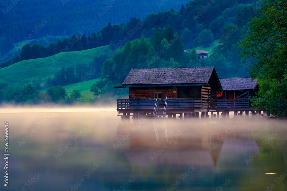 Fototapeta premium Seeherbst Schliersee