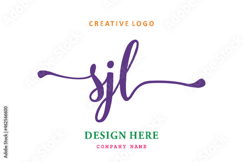 SJL lettering logo is simple, easy to understand and authoritative