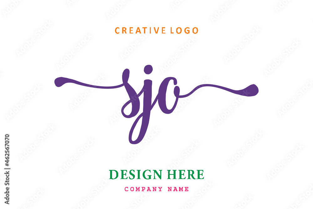 SJO lettering logo is simple, easy to understand and authoritative SJO lettering logo is simple, easy to understand and authoritative