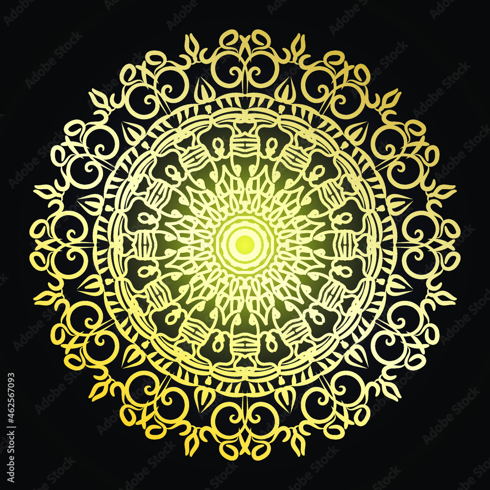 Vector round abstract circle. Mandala style Vector round abstract circle. Mandala style