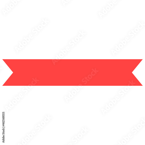 red ribbon banner.