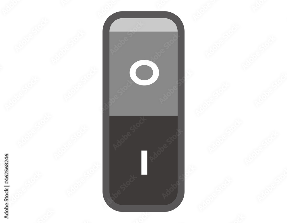 蛍光灯の電源スイッチ ベクターイラスト 蛍光灯の電源スイッチ ベクターイラスト
