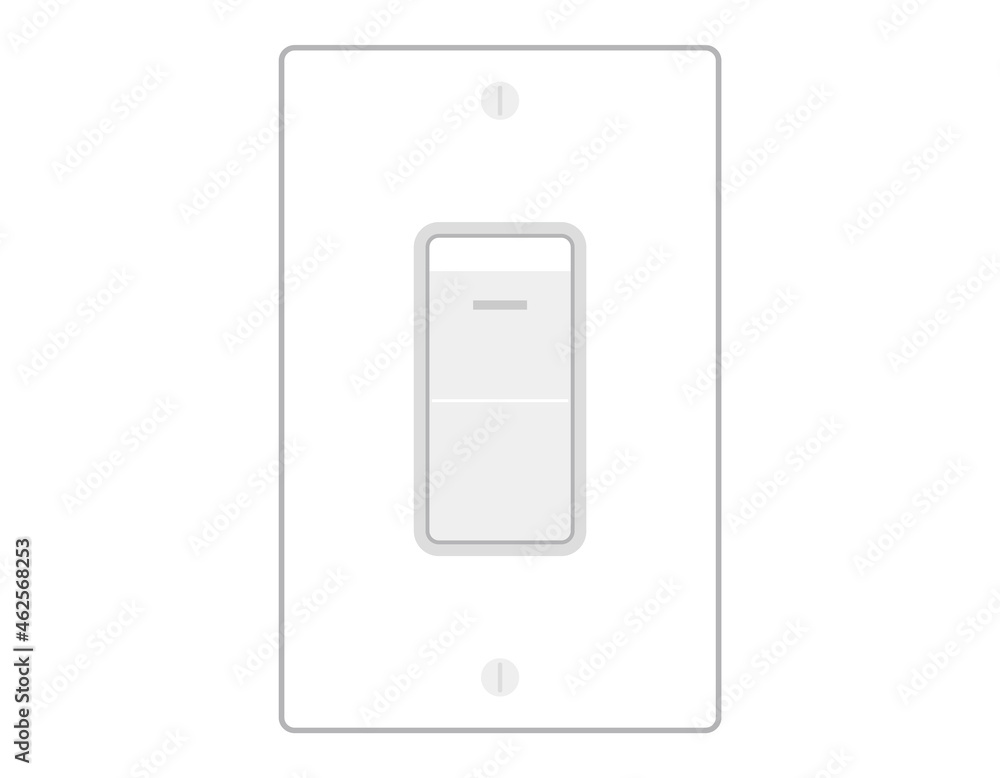 蛍光灯の電源スイッチ ベクターイラスト 蛍光灯の電源スイッチ ベクターイラスト