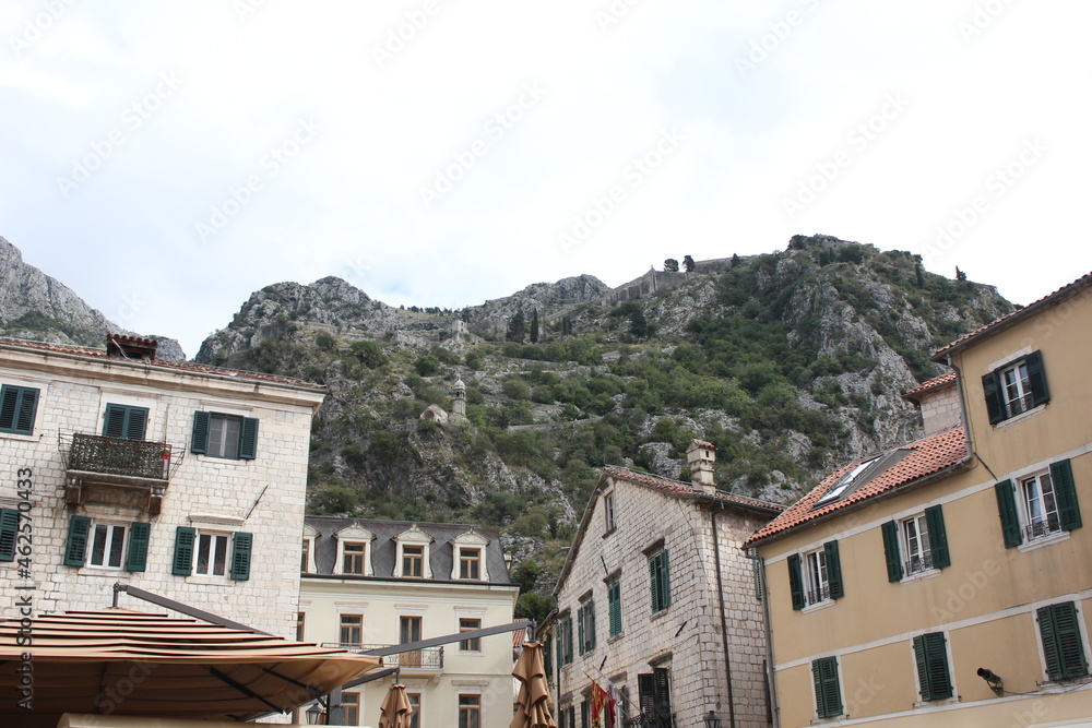 old town of kotor, cityscape, montenegro, Europe