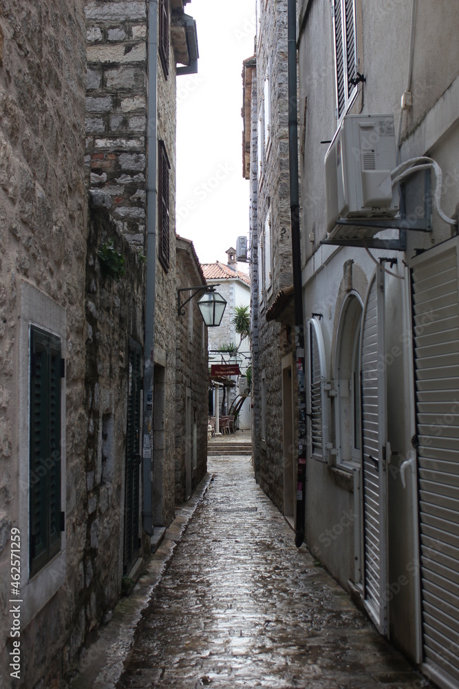 cityscape of stari grad budva, old town, Montenegro, Europe