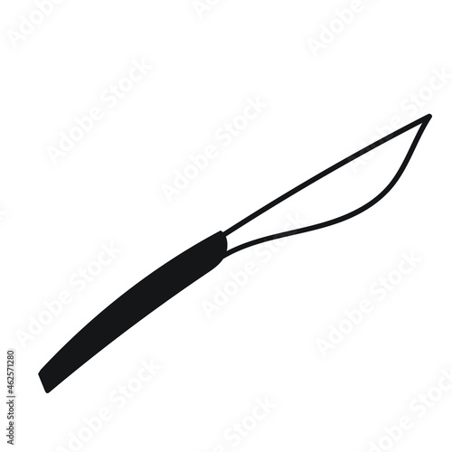 Knife icon doodle vector illustration