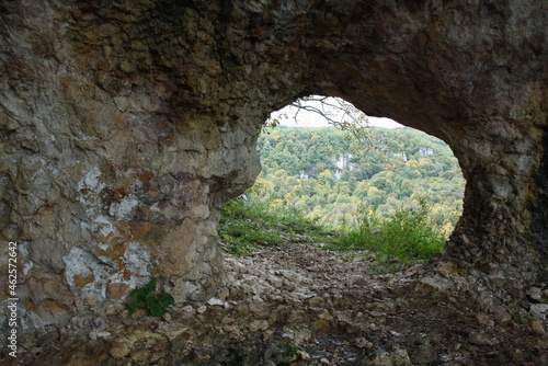 window in the cave