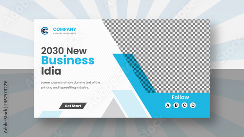 Youtube video thumbnail for  business media  promotion and web banner