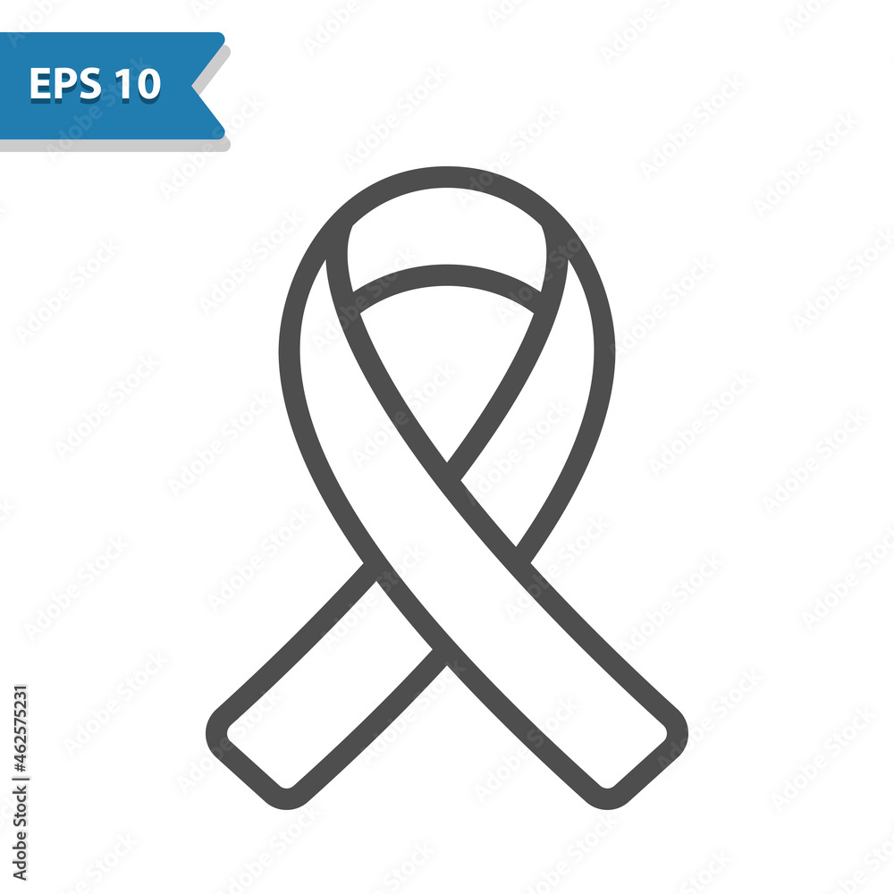 Ribbon - AIDS Ribbon, Cancer Ribbon Icon Ribbon - AIDS Ribbon, Cancer Ribbon Icon
