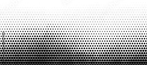Abstract vector halftone background. Pattern design elements with black and white gradient.