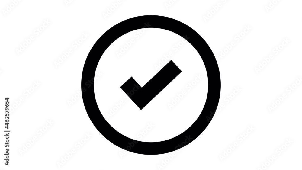 check mark animation icon. suitable for approved project etc. transparent background check mark animation icon. suitable for approved project etc. transparent background