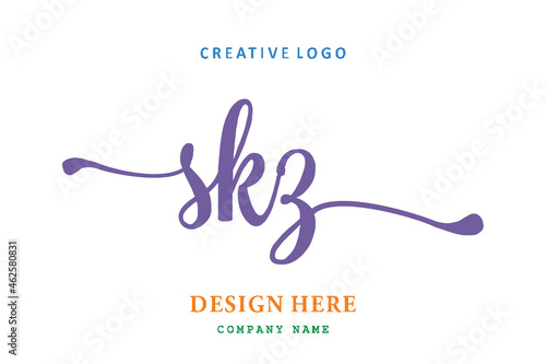 SKZ lettering logo is simple, easy to understand and authoritative photo
