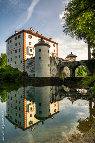  Slovenia Sneznik Castle (Grad Snežnik ) located in Loska Dolina, Slovenia photo