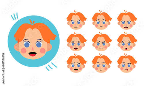 Man. Human character for your scenes. Character ready for animation. Funny cartoon. The set for the character animation.