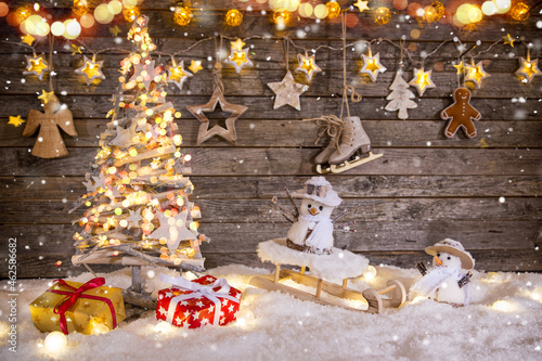 Christmas decoration snowma...
