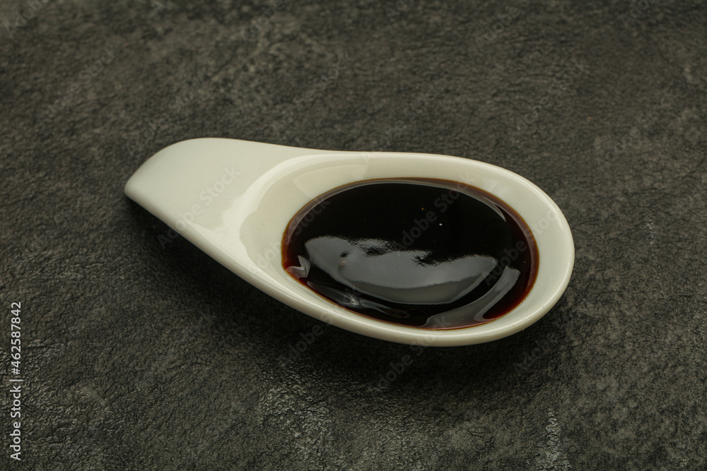 Asian cuisine - oyster sauce in the bowl Asian cuisine - oyster sauce in the bowl