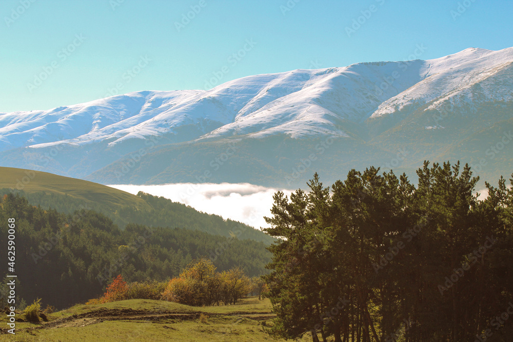 Autumn mountain landscape Autumn mountain landscape