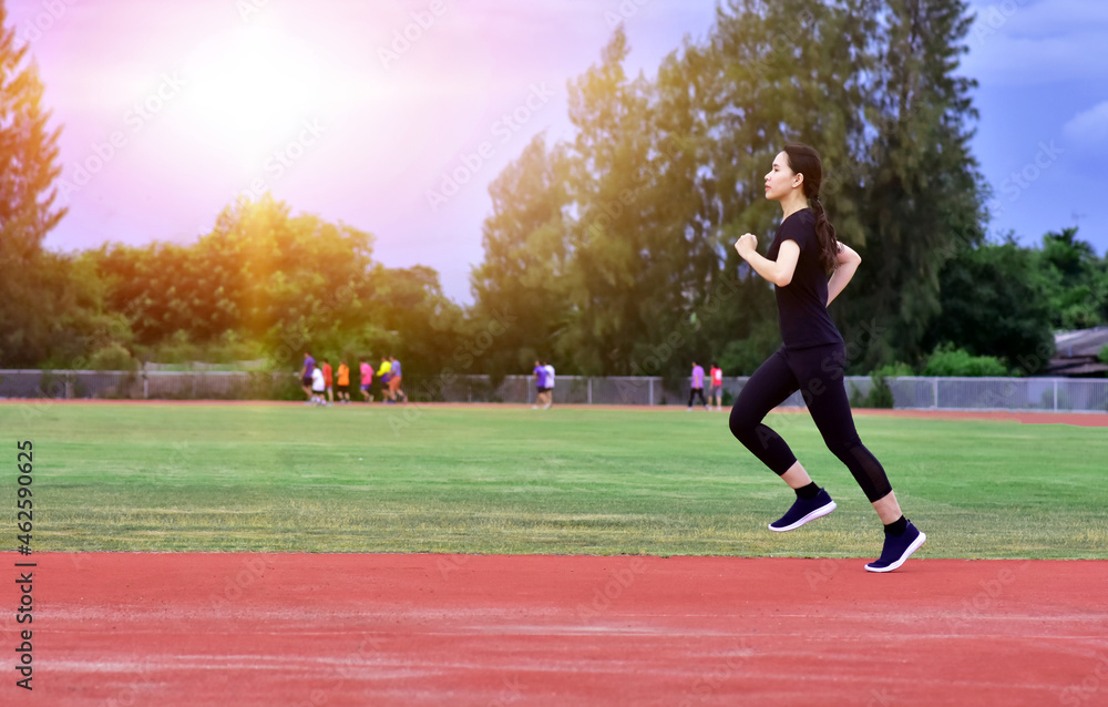 Obraz premium Sport women running exercise or jogging