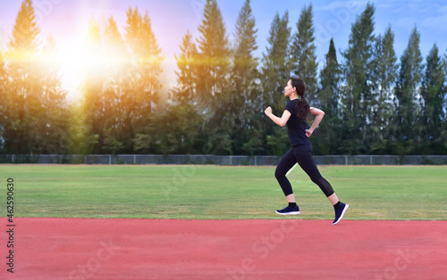 Sport women running exercise or jogging
