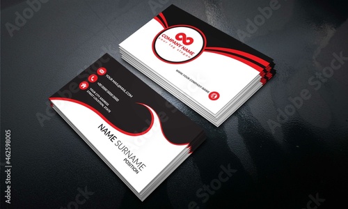 Modern smart colour full business card design