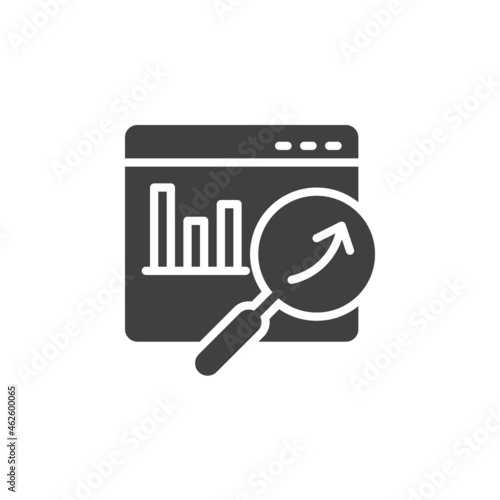 Digital Marketing, analytics vector icon