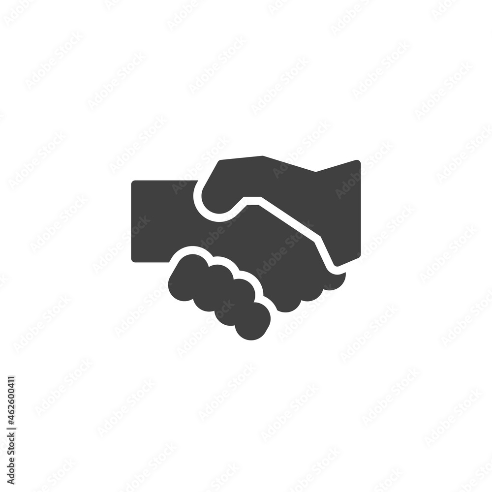 Partnership, handshake vector icon