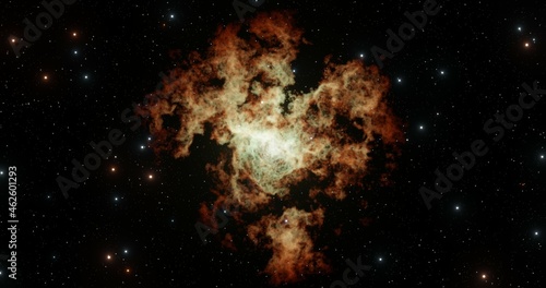 Fototapeta Naklejka Na Ścianę i Meble -  Nebula in outer space, abstract background for design, space abstraction. Beauty of deep space. 3d render