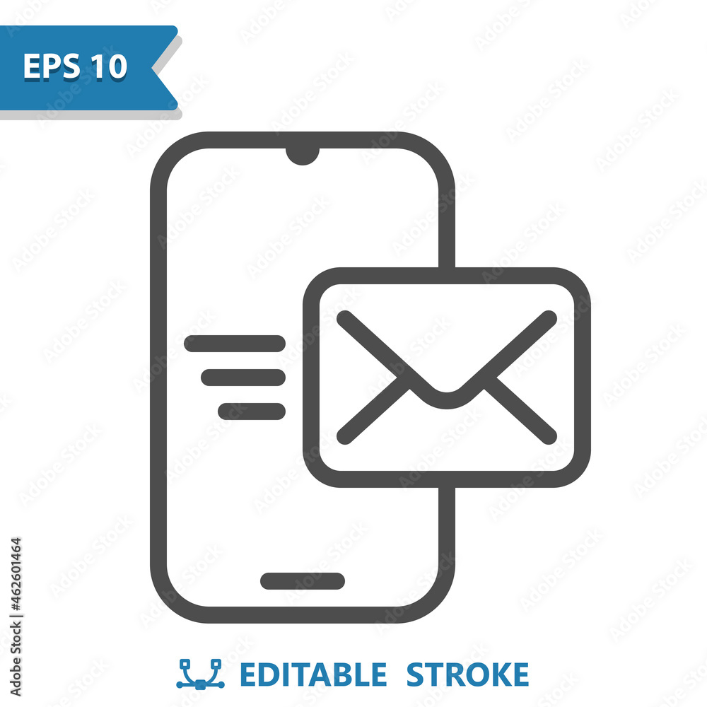 Mobile Phone and SMS Icon, Message, Texting Mobile Phone and SMS Icon, Message, Texting