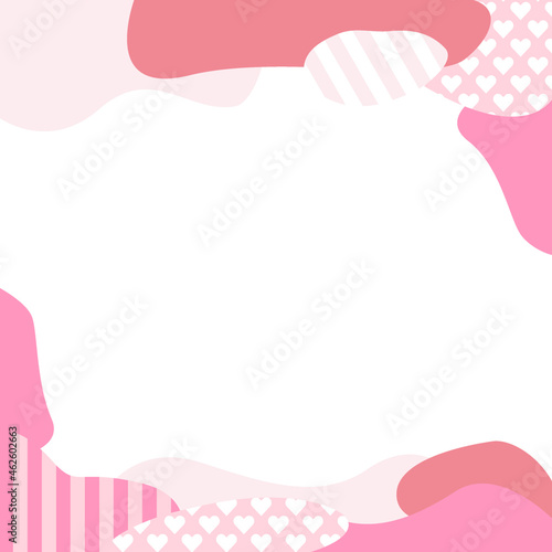 北欧風バレンタイン用フレーム素材