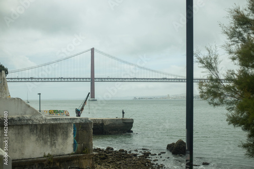 city bridge, city bridge Lisbon 