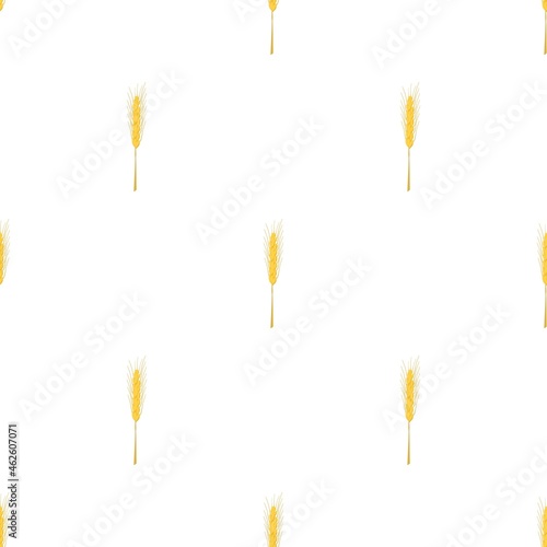 Cereal culture pattern seamless background texture repeat wallpaper geometric vector