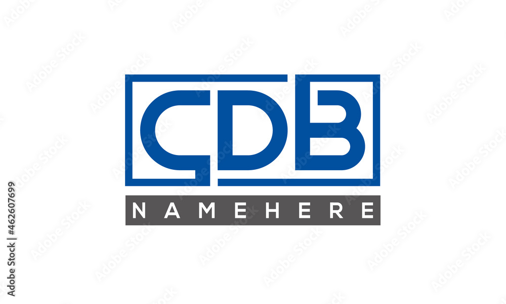 CDB creative three letters logo CDB creative three letters logo