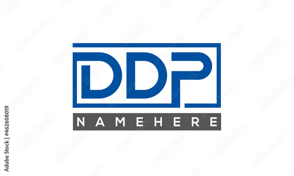 DDP creative three letters logo DDP creative three letters logo