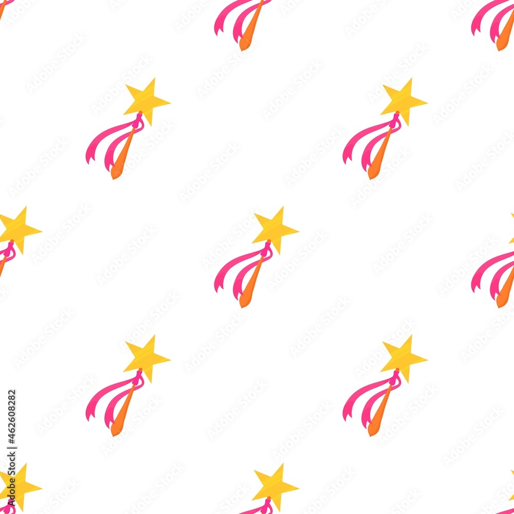Magic wand toy pattern seamless background texture repeat wallpaper geometric vector Magic wand toy pattern seamless background texture repeat wallpaper geometric vector