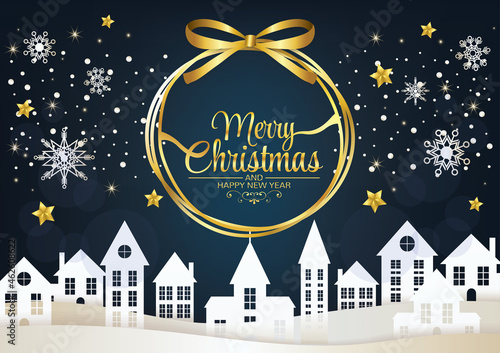 merry christmas art vector background