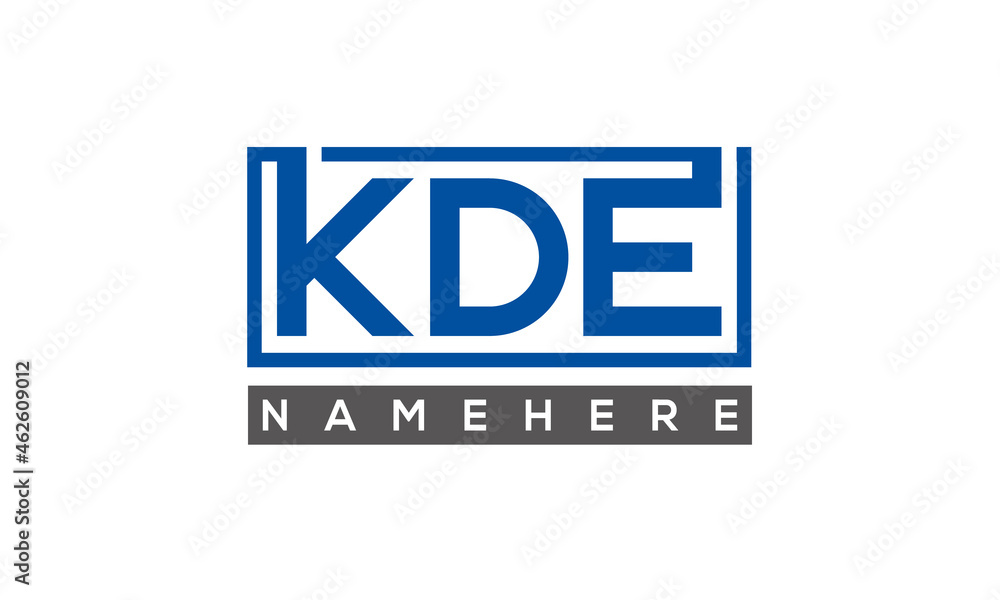 KDE creative three letters logo KDE creative three letters logo