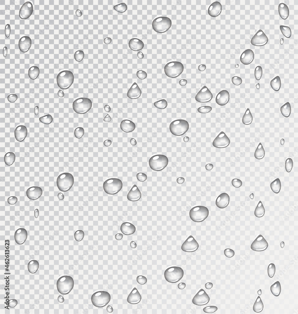 water droplet elements isolated