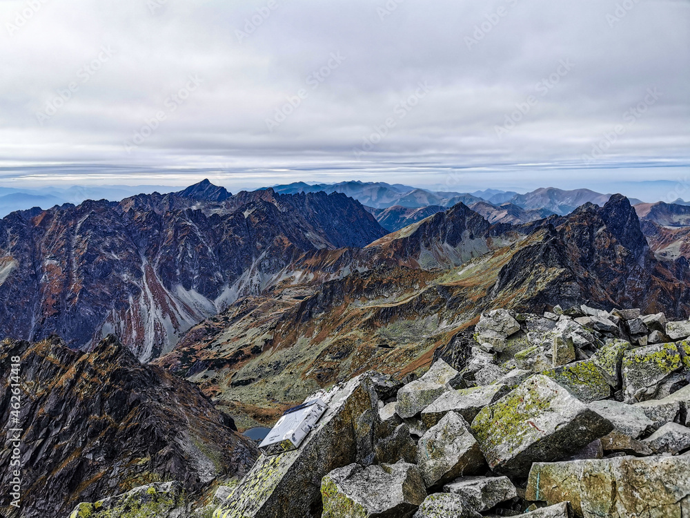 Obraz premium View form the top of Wysoka in High Tatra Mountains