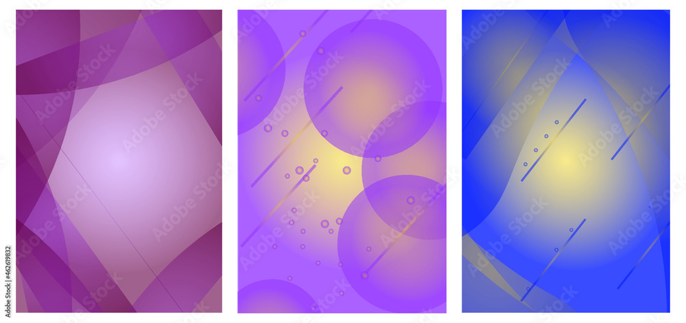 Set of Abstract Backgrounds