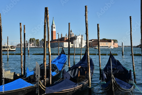 Empty Gondolas in Venice