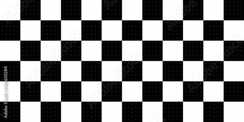 Plaid gingham fabric textile texture chess checkered abstract background wallpaper pattern seamless vector illustration