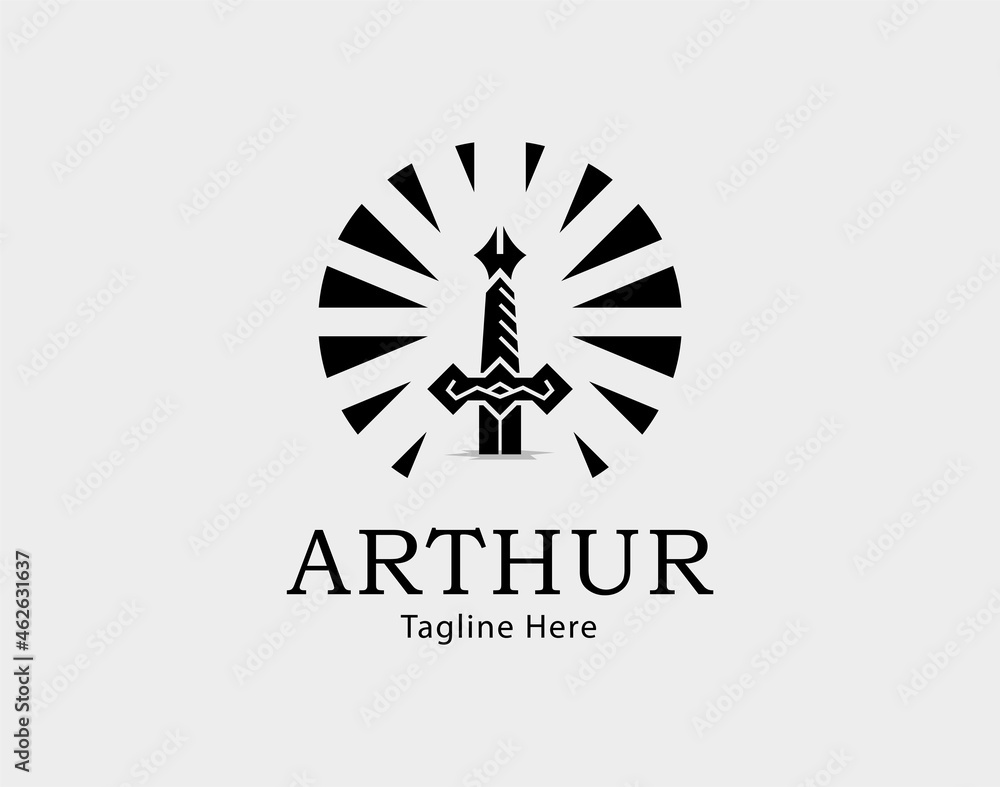 logo design element, Sword logo design logo design element, Sword logo design