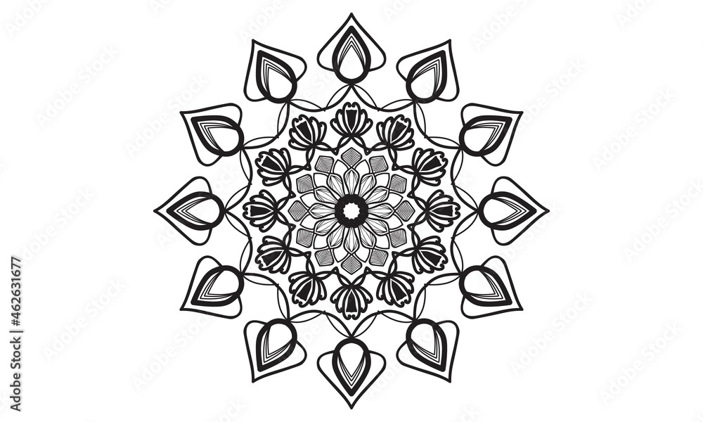 Black Mandala Design Black Mandala Design