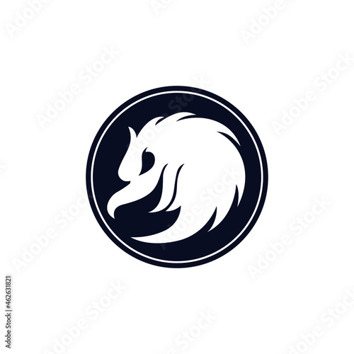 eagle monster logo vector with a savage and wild face design for fighter logo, esport team
