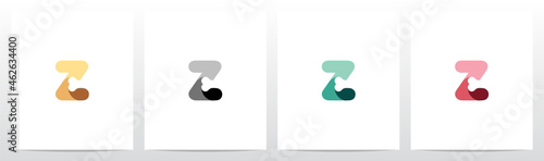 Bone On Letter Logo Design Z