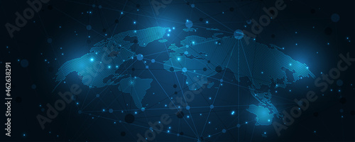 Cloud computing storage technology background digital data services innovation concept