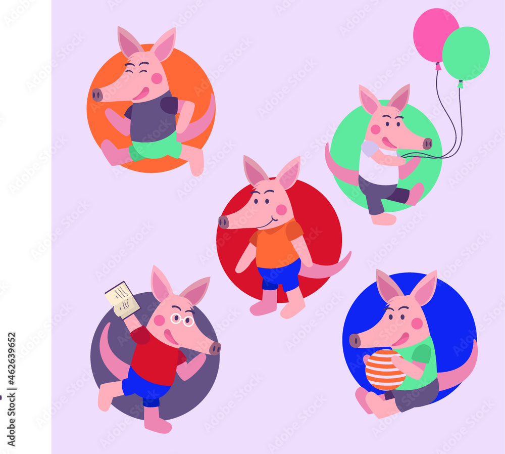 set of funny animals set of funny animals