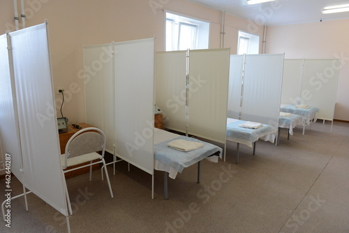Physiotherapy room in a prison hospital in the Tver region