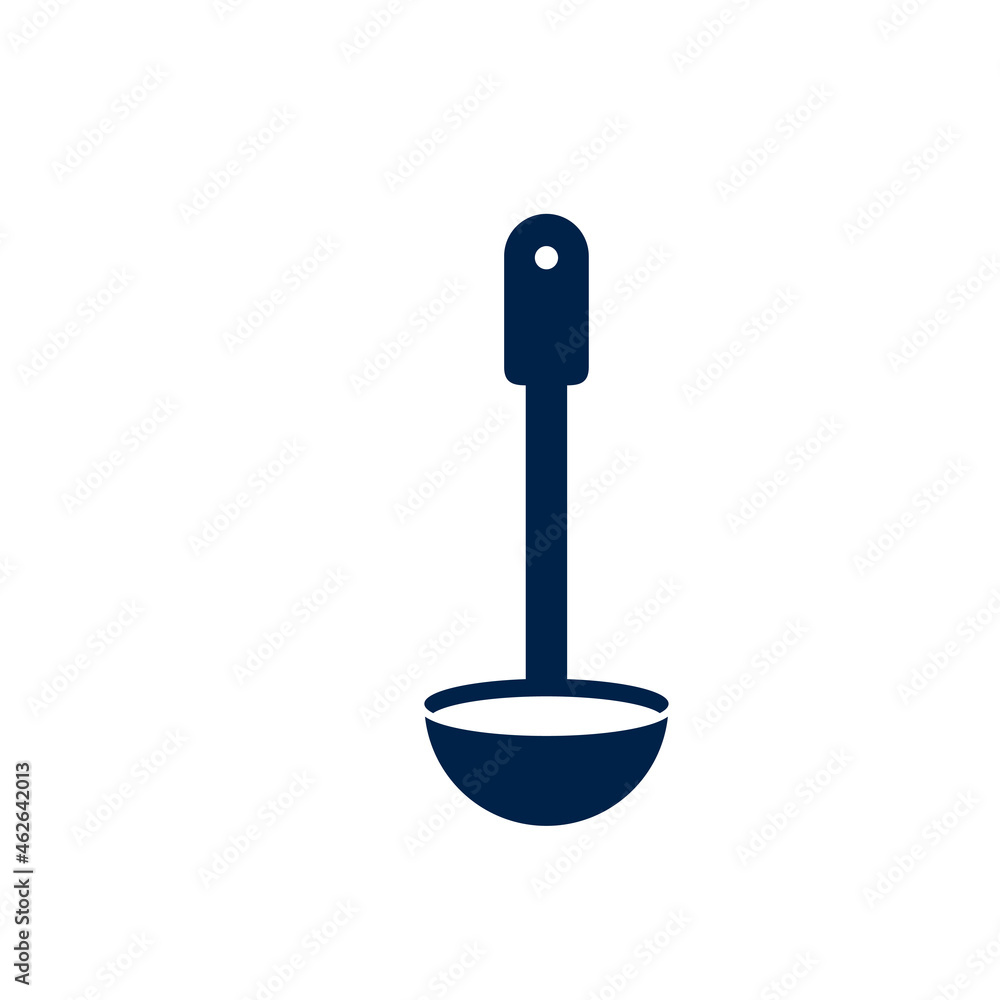 Ladle icon logo template isolated on white background. Ladle icon logo template isolated on white background.